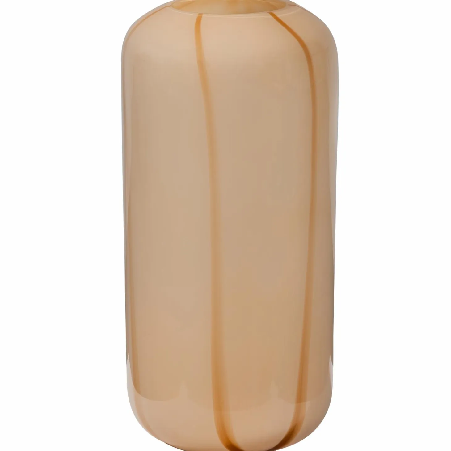 Arles vaas glas met streep naturel - Loft24.nl