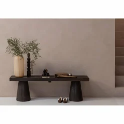 Arles vaas glas met streep naturel - Loft24.nl