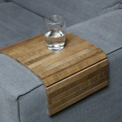 Armleuning flexibel dienblad eiken antique finish - m - Loft24.nl