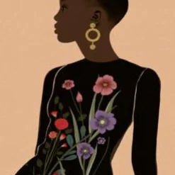 Art Print Flower Lady - zelf samenstellen - Loft24.nl