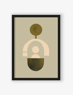 Art Print Forma 2 Beige - zelf samenstellen - Loft24.nl