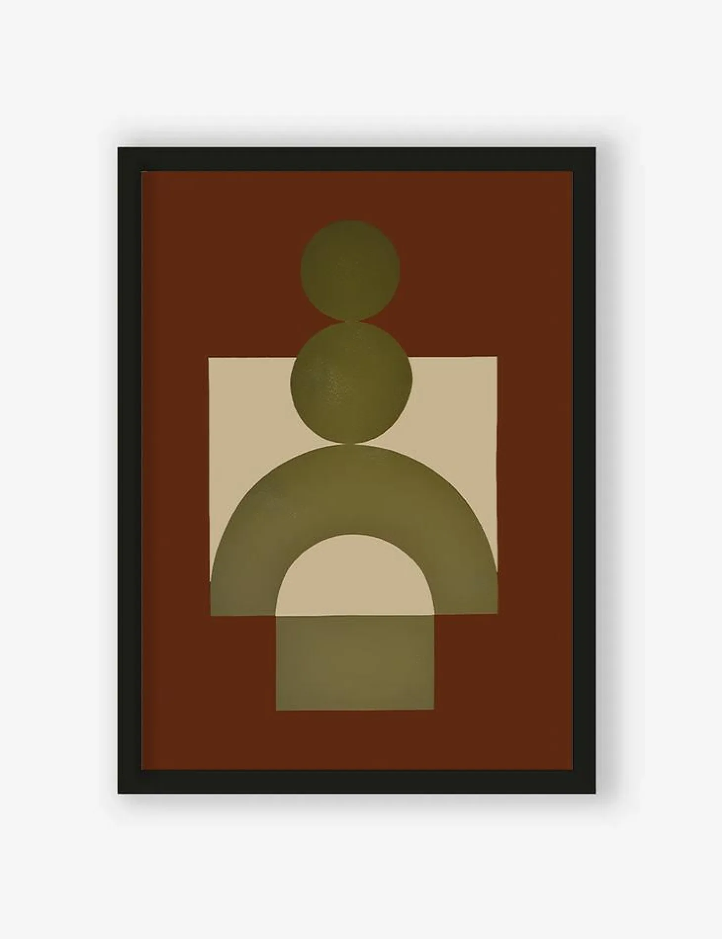 Art Print Forma 3 Red - zelf samenstellen - Loft24.nl