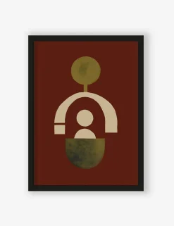 Art Print Forma 2 Red - zelf samenstellen - Loft24.nl