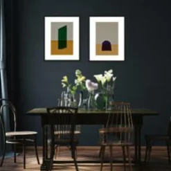 Art Print Geen mosgroen - zelf samenstellen - Loft24.nl