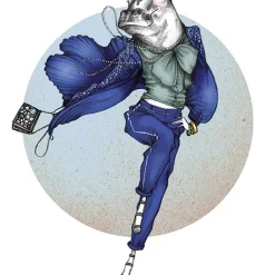 Art Print Hippo - zelf samenstellen - Loft24.nl