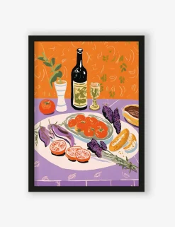 Art Print Mediterranean Table - zelf samenstellen - Loft24.nl