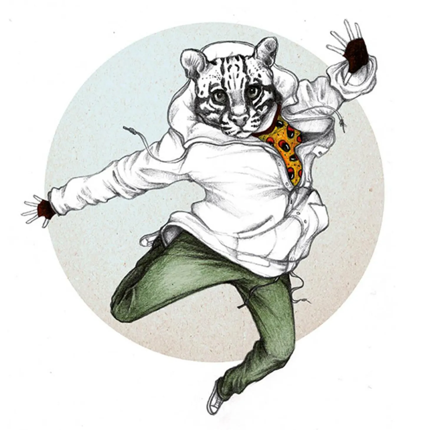 Art Print Ocelot - zelf samenstellen - Loft24.nl