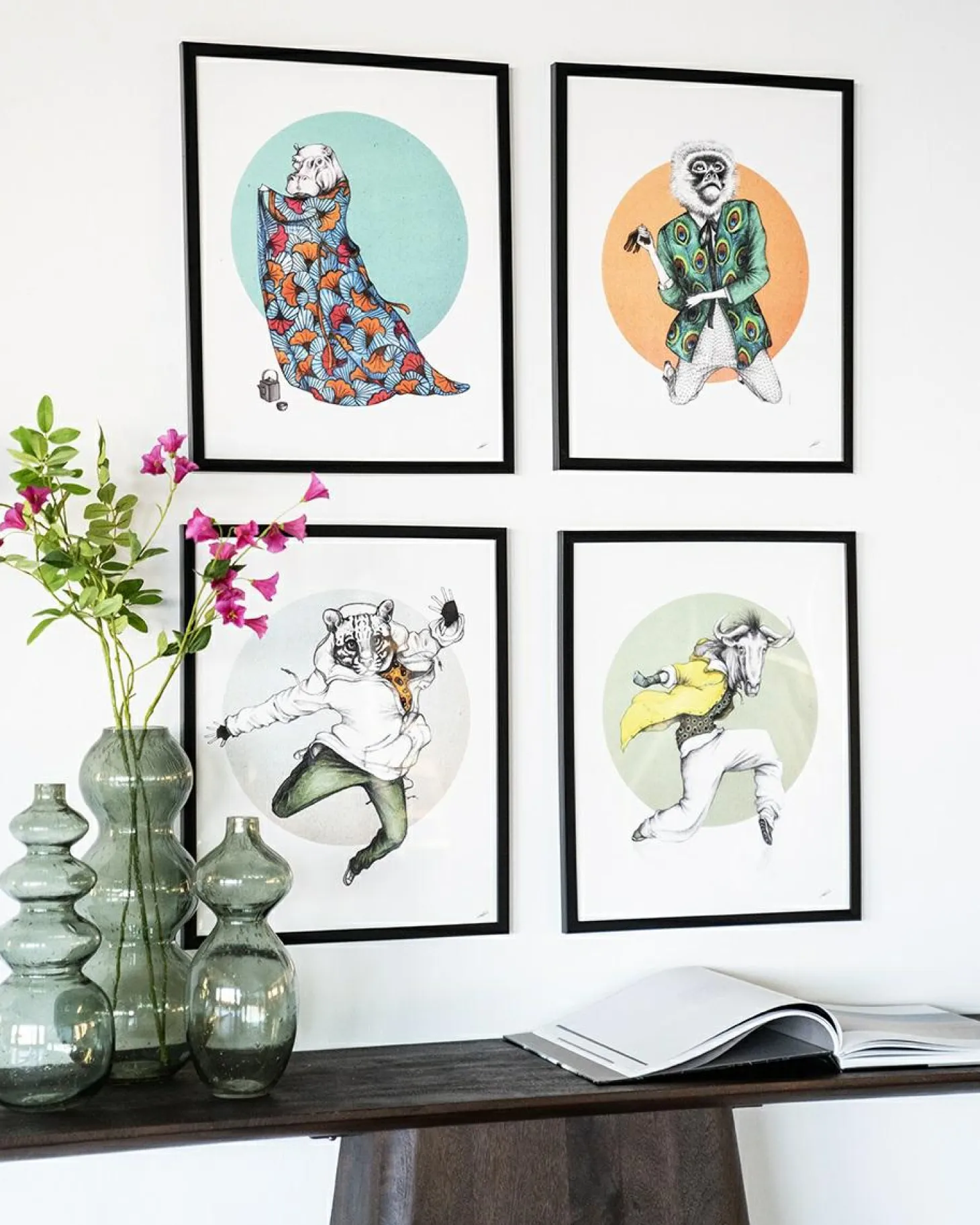 Art Print Ocelot - zelf samenstellen - Loft24.nl