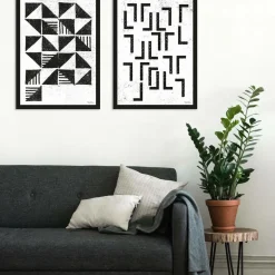 Art Print Triangle - zelf samenstellen - Loft24.nl