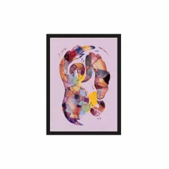 Art Print Vogel Paars - zelf samenstellen - Loft24.nl