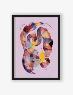 Art Print Vogel Paars - zelf samenstellen - Loft24.nl