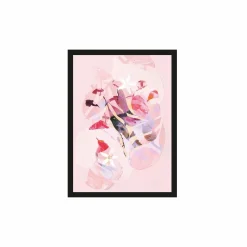 Art Print Vogel Roze - zelf samenstellen - Loft24.nl