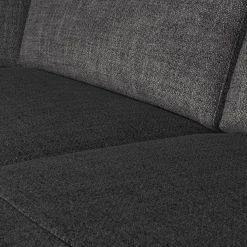 Avelon u-bank antraciet melange - Loft24.nl