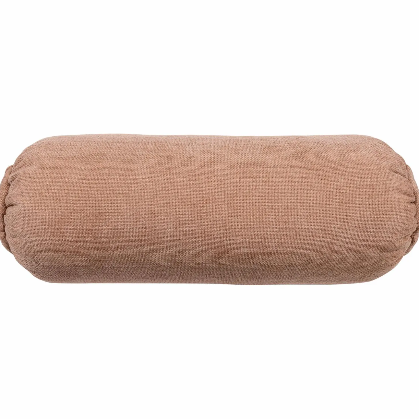 Baggy rolkussen 50xØ23cm geweven chenille oudroze - Loft24.nl