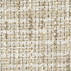 Bankje Lottie Geweven stof en eikenhout 143cm - Beige - Loft24.nl