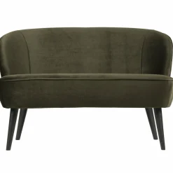 Bankje Sara Velvet - Groen - Loft24.nl