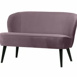 Bankje Sara Velvet - Lila - Loft24.nl
