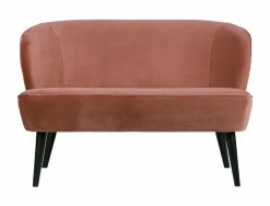 Bankje Sara Velvet - Oud Roze - Loft24.nl