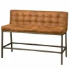 Barbank Vasco 110 cm Cognac (zithoogte 67 cm) - Loft24.nl