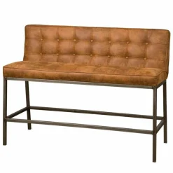 Barbank Vasco 130 cm Cognac (zithoogte 67 cm) - Loft24.nl