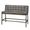 Barbank Vasco 130 cm Grijs (zithoogte 67 cm) - Loft24.nl