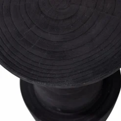 Barkruk Bink Paulowniahout Zwart (zithoogte 76cm) - Loft24.nl