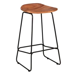 Barkruk Ergo Acaciahout (zithoogte 73 cm) - Loft24.nl