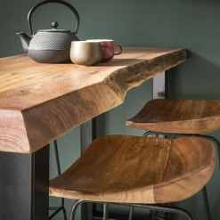 Barkruk Ergo Acaciahout (zithoogte 73 cm) - Loft24.nl