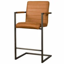 Barkruk Rocca - Cognac (zithoogte 69 cm) - Loft24.nl