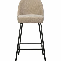 Barkruk Vogue 3D Chenille - Zand (zithoogte 65cm) - Loft24.nl