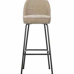 Barkruk Vogue 3D Chenille - Zand (zithoogte 80cm) - Loft24.nl