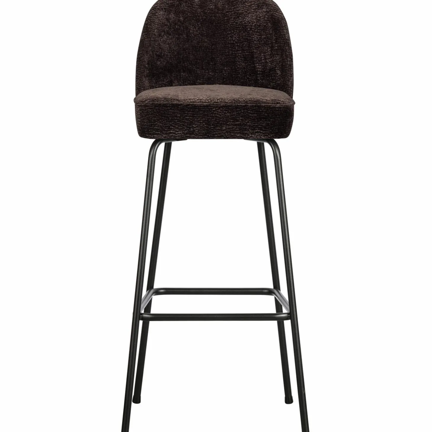 Barkruk Vogue 3D Chenille - Donkerbruin (zithoogte 80cm) - Loft24.nl
