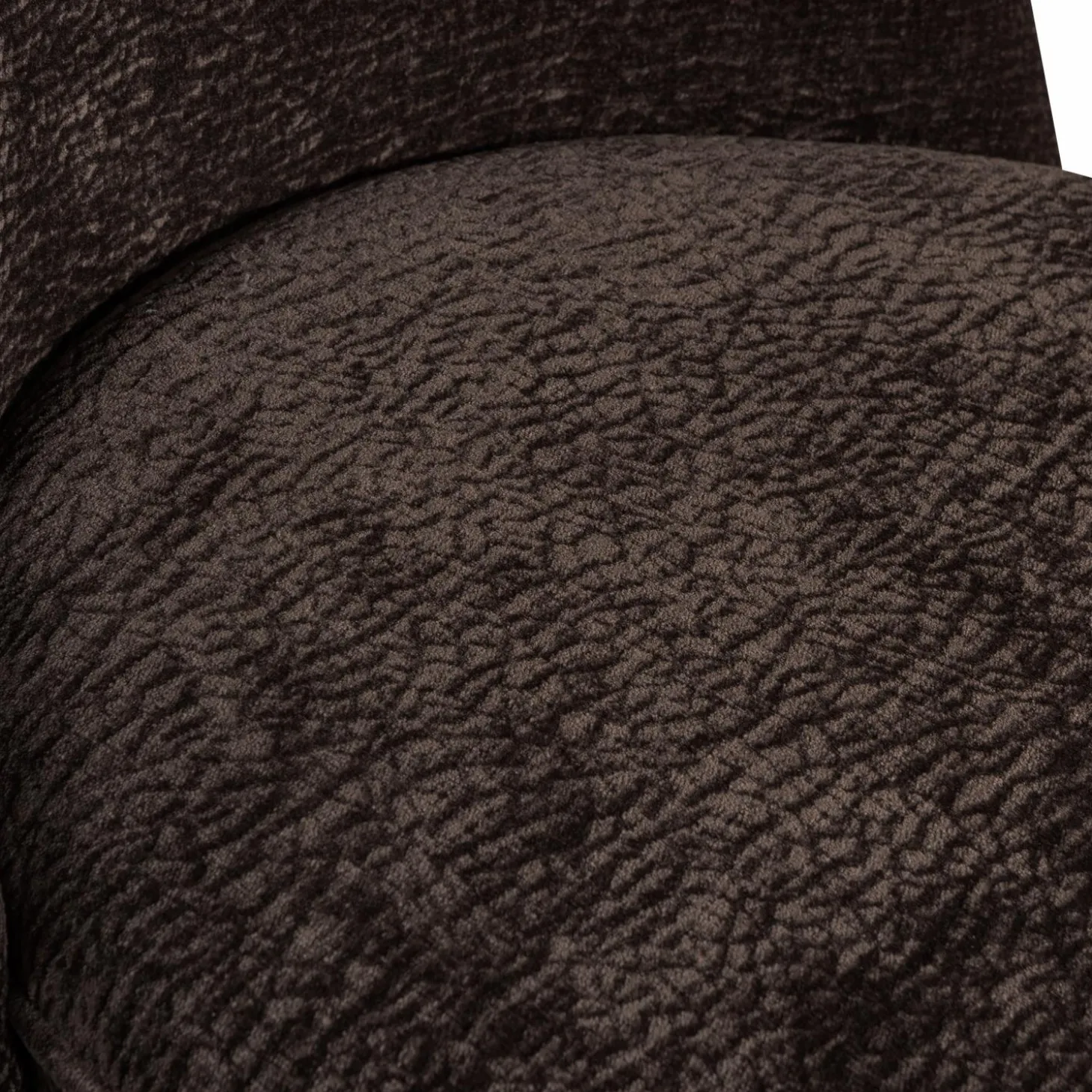 Barkruk Vogue 3D Chenille - Donkerbruin (zithoogte 80cm) - Loft24.nl