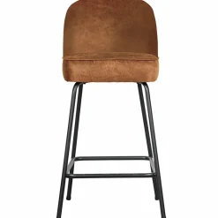 Barkruk Vogue Leder - Cognac (zithoogte 65cm) - Loft24.nl