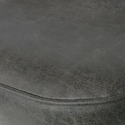 Barkruk Vogue Leder - Zwart (zithoogte 80cm) - Loft24.nl