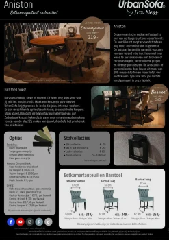 Barstoel Aniston - zelf samenstellen - Loft24.nl