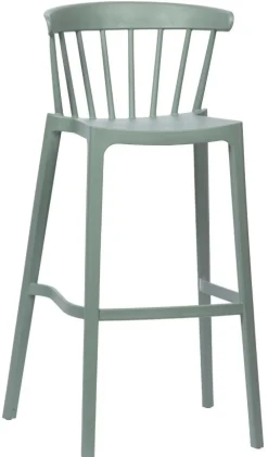 Barstoel Bliss - Groen (zithoogte 76cm) - Loft24.nl
