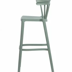 Barstoel Bliss - Groen (zithoogte 76cm) - Loft24.nl