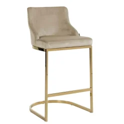 Barstoel Bolton Velvet - zithoogte 75cm - Loft24.nl