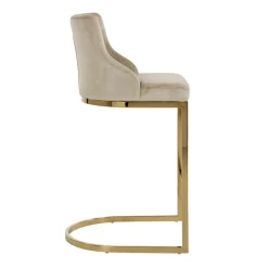 Barstoel Bolton Velvet - zithoogte 75cm - Loft24.nl