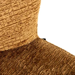 Barstoel Darby Chenille Cognac - zithoogte 76cm - Loft24.nl