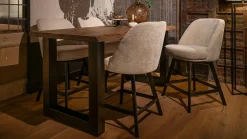 Barstoel Evan - zelf samenstellen - Loft24.nl