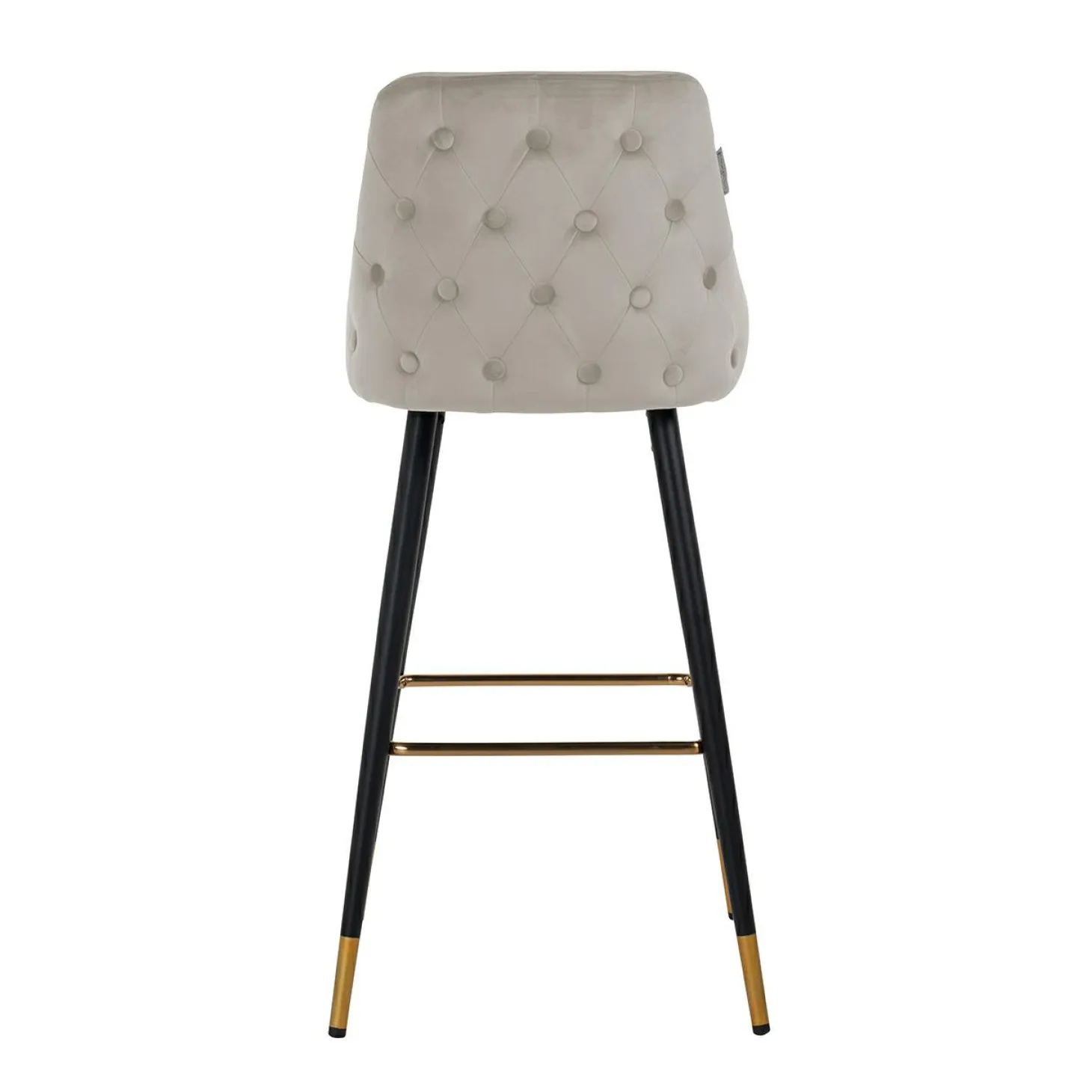 Barstoel Imani Velvet Khaki - zithoogte 77cm - Loft24.nl