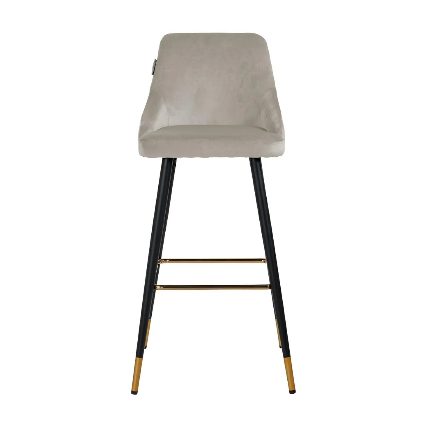 Barstoel Imani Velvet Khaki - zithoogte 77cm - Loft24.nl