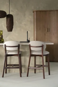 Barstoel Mikky Bruin - Taupe - Loft24.nl