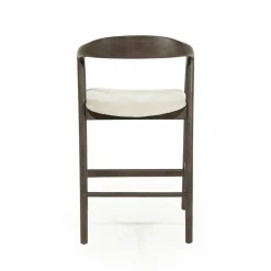 Barstoel Rayven Essen en stof Bruin (zithoogte 65cm) - Loft24.nl