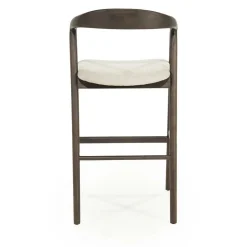 Barstoel Rayven Essen en stof Bruin (zithoogte 75cm) - Loft24.nl