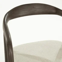 Barstoel Rayven Essen en stof Bruin (zithoogte 75cm) - Loft24.nl