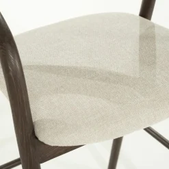 Barstoel Rayven Essen en stof Bruin (zithoogte 75cm) - Loft24.nl