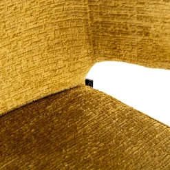 Barstoel Taylor Chenille Mosterdgeel - zithoogte 76cm - Loft24.nl